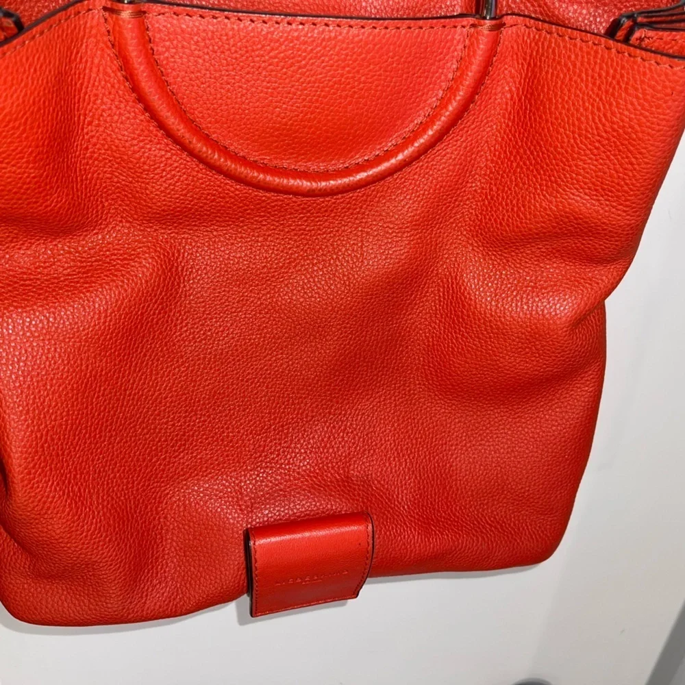 Liebeskind Ravenna Ring Bag in Orange Red Two Way Bag NWOT - Picture 10 of 14